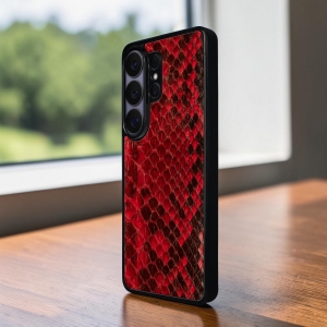 Накладка SkinBacker Mini Python Scales для Samsung Galaxy S26 Ultra Червоний