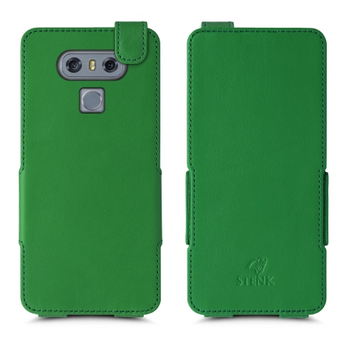 чохол-фліп на LG G6 Plus Зелений Stenk Prime фото 1