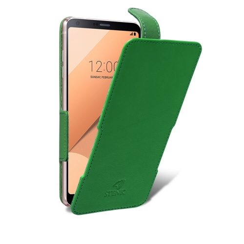 чохол-фліп на LG G6 Plus Зелений Stenk Prime фото 2