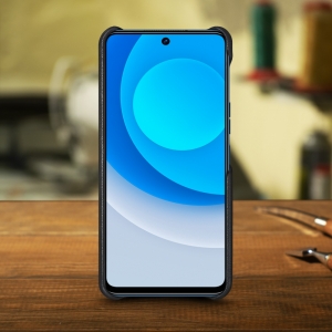 Шкіряна накладка Stenk Cover для TECNO Camon 19 Чорна