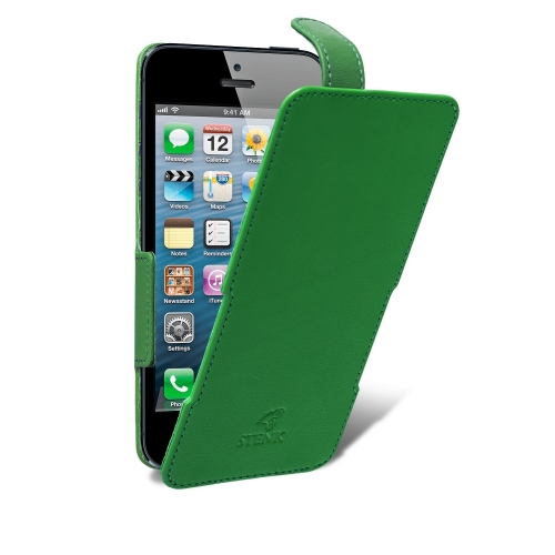 чохол-фліп на Apple iPhone 5 /5S Зелений Stenk Сняты с производства фото 2