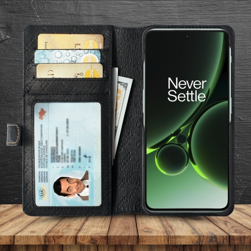 чехол-кошелек на OnePlus Nord 3 Черный Stenk Premium Wallet фото 2