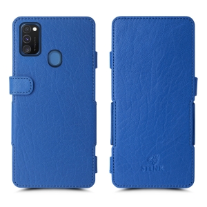 Чехол книжка Stenk Prime для Samsung Galaxy M30s Ярко-синий
