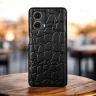 Шкіряна накладка Stenk Reptile Cover для Motorola Moto G85 Чорний