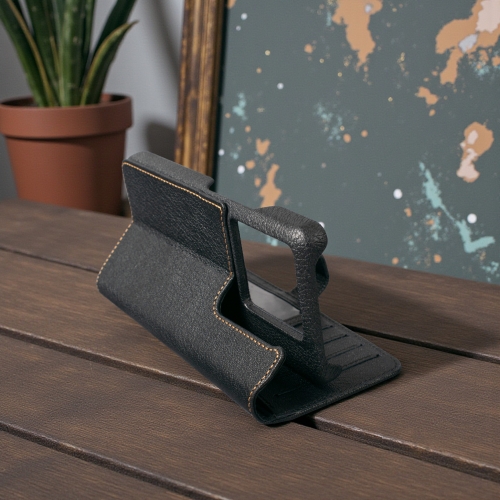 чехол-кошелек на Xiaomi 14T Черный Stenk Premium Wallet фото 5