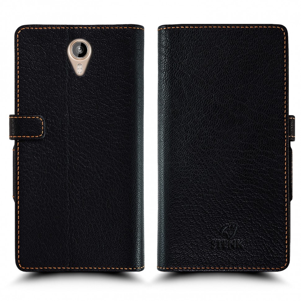 

Чехол книжка Stenk Wallet для Prestigio Muze B3 Чёрный, Черный