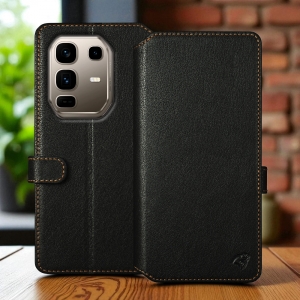Чохол-портмоне Stenk Premium Wallet для Infinix Note 50 Pro Plus 5G Чорний