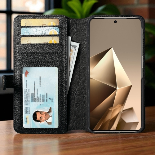 чехол-кошелек на Infinix Note 50 Pro Plus 5G Черный Stenk Premium Wallet фото 2