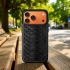 Шкіряна накладка Stenk ExBacker Python Scales для Apple iPhone 17 Pro Max Чорний