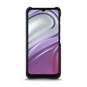Шкіряна накладка Stenk Reptile Cover для Motorola Moto G20 Чорна