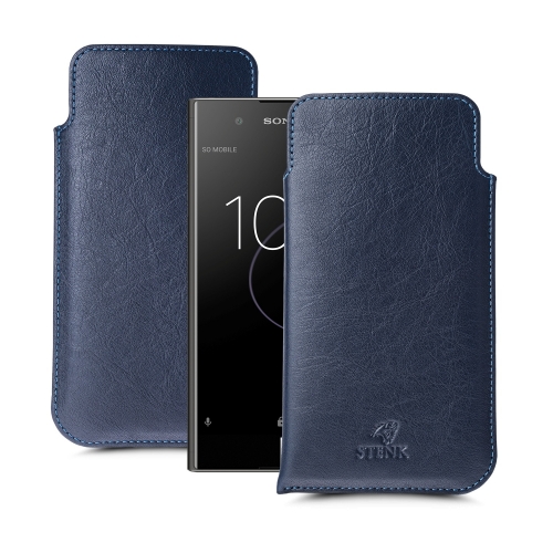 чехлы-футляры на Sony Xperia XA1 Plus Синий Stenk Elegance фото 1