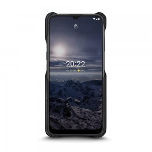 Шкіряна накладка Stenk Reptile Cover для Nokia G21 Чорна
