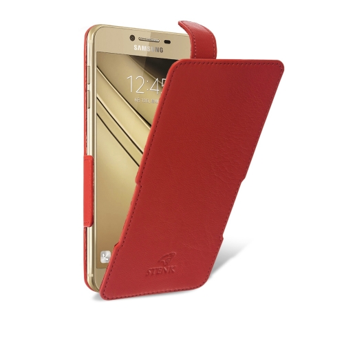 чохол-фліп на Samsung Galaxy C7 Червоний Stenk Сняты с производства фото 2