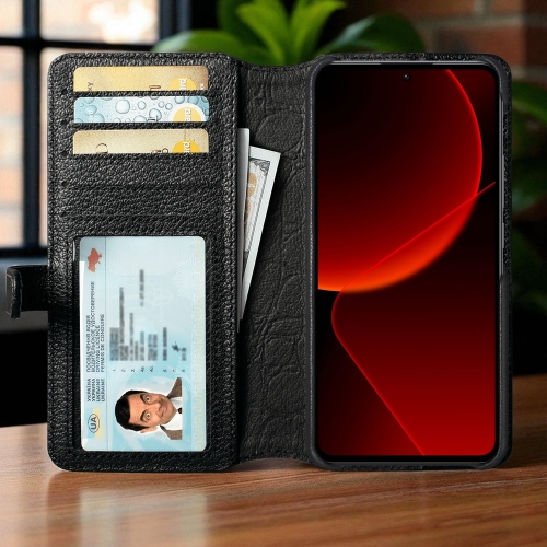 чохол-гаманець на Xiaomi 13T Pro Чорний Stenk Premium Wallet фото 2