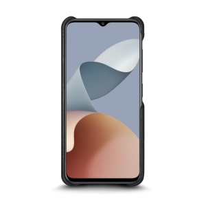 Кожаная накладка Stenk Reptile Cover для ZTE Blade A73 Чёрный