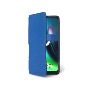 Чехол книжка Stenk Prime для Motorola Moto G9 Play Ярко-синий