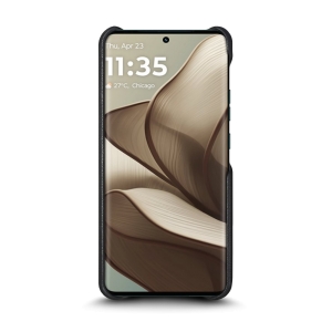 Шкіряна накладка Stenk Reptile Cover для Motorola Edge 50 Чорний