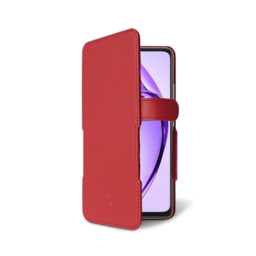 чехол-книжка на OPPO A3 4G Красный  Prime фото 2