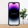 Шкіряна накладка Stenk ExBacker Python Scales Apple iPhone 14 Pro Оливковий