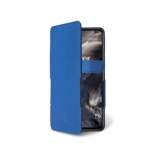 чехол-книжка на OnePlus Nord Ярко-синий Stenk Prime фото 2