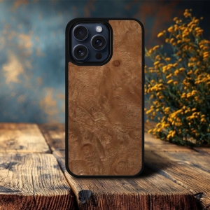 Накладка SkinBacker Wood для Apple iPhone 15 Pro Max Мірт (Корінь)