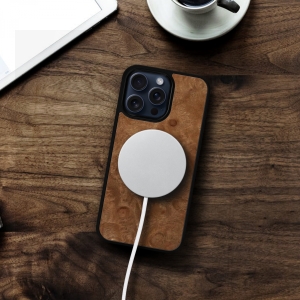 Накладка SkinBacker Wood для Apple iPhone 15 Pro Max Мірт (Корінь)