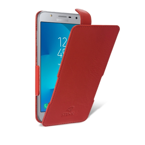 чохол-фліп на Samsung Galaxy J7 Neo Червоний Stenk Prime фото 2