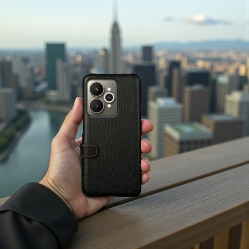 чехол-книжка на Realme 15 Черный Stenk Premium фото 6