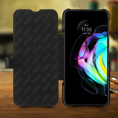 чохол-книжка на Motorola Edge 20 Чорний Stenk Premium фото 2