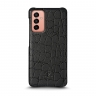 Шкіряна накладка Stenk Reptile Cover для Samsung Galaxy M23 Чорна