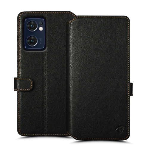 чехол-кошелек на OPPO Find X5 Lite 5G Черный Stenk Premium Wallet фото 1