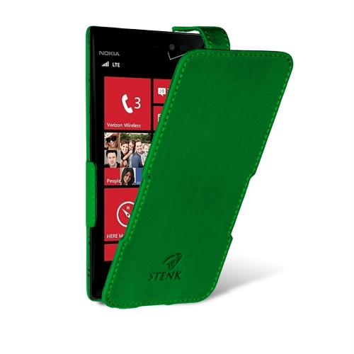 чохол-фліп на Nokia Lumia 928 Зелений Stenk Сняты с производства фото 1