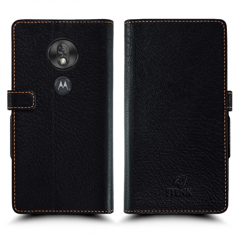 

Чехол книжка Stenk Wallet для Motorola Moto G7 Play Чёрный, Черный