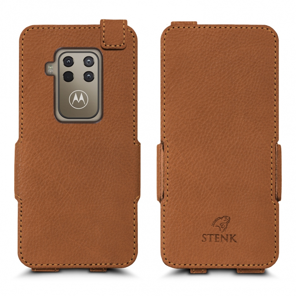 

Чехол флип Stenk Prime для Motorola One Zoom Camel, Светло-коричневый
