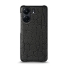 Шкіряна накладка Stenk Reptile Cover для Xiaomi Poco C65 Чорний