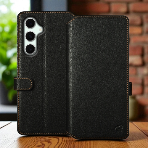 чохол-гаманець на Samsung Galaxy S24 FE Чорний Stenk Premium Wallet фото 1