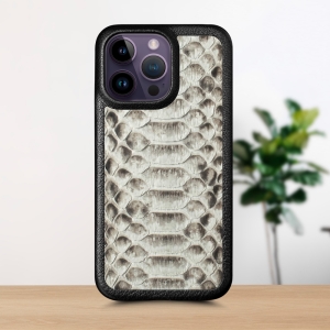 Шкіряна накладка Stenk ExBacker Python Scales для Apple iPhone 14 Pro