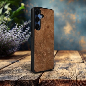 Накладка SkinBacker Wood для Samsung Galaxy S24 Мирт (Корень)