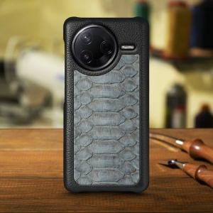 Накладка Stenk ExBacker Python Scales для Xiaomi Poco F7 Pro Серый