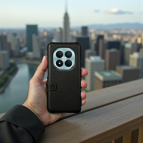 чехол-книжка на Xiaomi Poco M8 Pro Черный Stenk Premium фото 6