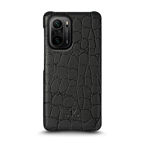 бампер на Xiaomi Poco F3 Черный Stenk Cover Reptile фото 1