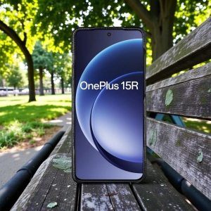 Кожаная накладка Stenk Cover для OnePlus 15R Черный