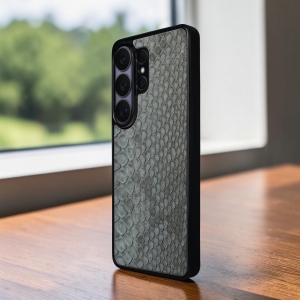 Накладка SkinBacker Mini Python Scales для Samsung Galaxy S26 Ultra Сірий