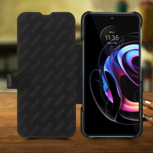 Чехол книжка Stenk Premium для Motorola Edge 20 Pro Чёрный