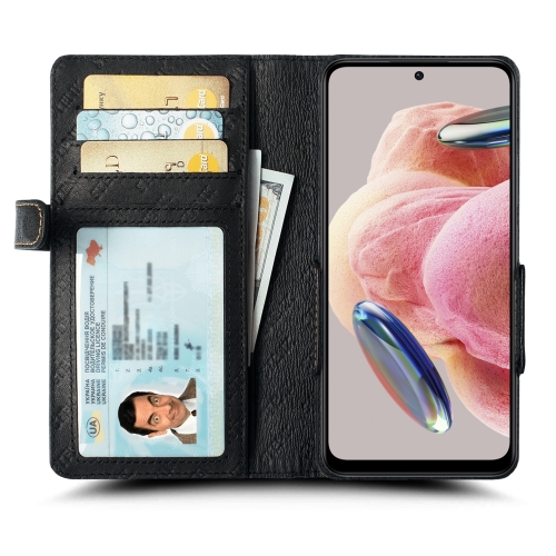 чохол-книжка на Xiaomi Redmi Note 12 4G Чорний Stenk Wallet фото 2