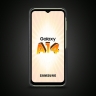 Кожаная накладка Stenk WoodBacker для Samsung Galaxy A14 Чёрная