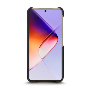 Шкіряна накладка Stenk Reptile Cover для Infinix Note 40 Чорна