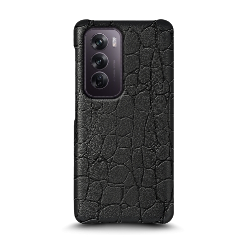 бампер на OPPO Reno12 Pro Черный Stenk Reptile фото 1
