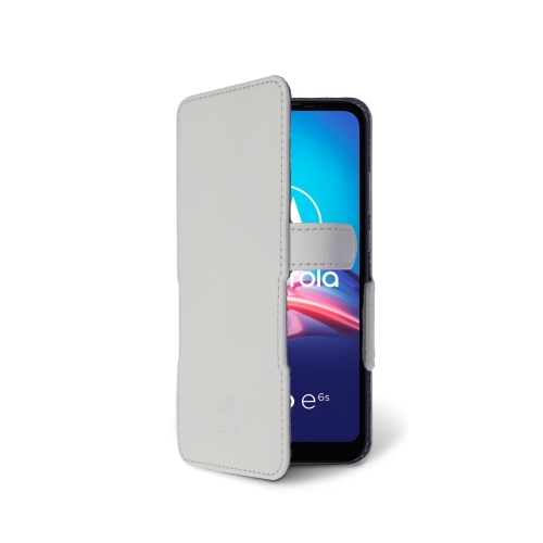 Чехол книжка Stenk Prime для Motorola Moto E6s Белый