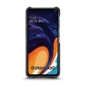 Кожаная накладка Stenk Cover для Samsung Galaxy A60 Чёрная